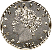 1913 Liberty Head V Nickel