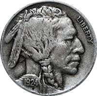 1924 S Buffalo Nickel