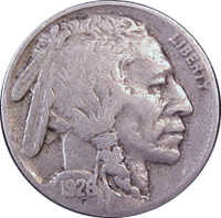 1926 S Buffalo Nickel