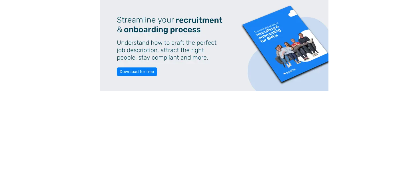 Recruiting talent - Recruitment and onboarding guide. Download for free