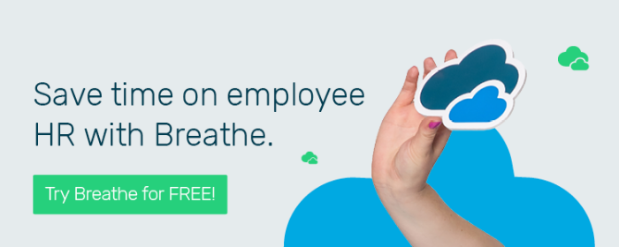 Save time on employee HR with Breathe. Try Breathe for FREE!